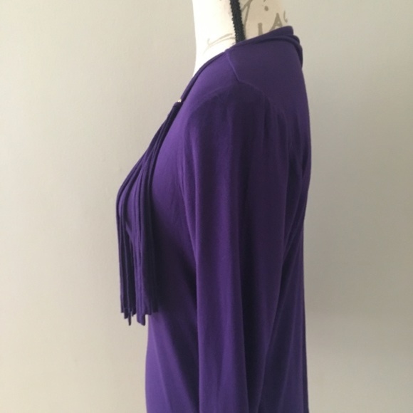 Michael Kors Purple Long Sleeved Top Size S - Picture 4 of 7